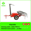 2015 New design rotary finger wheel lawn mower hay rake/hayrakes for sales